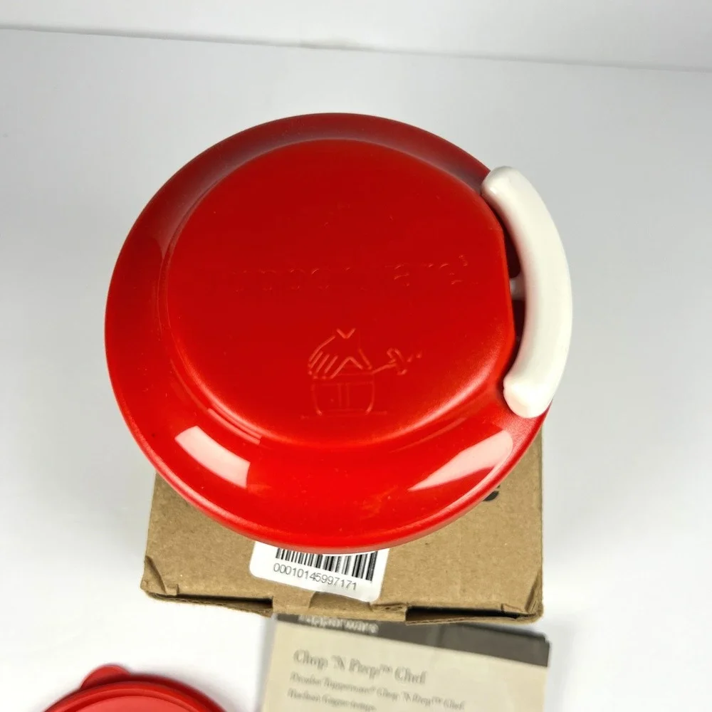 Tupperware Supersonic Chopper Compact Chop N Prep Red New
